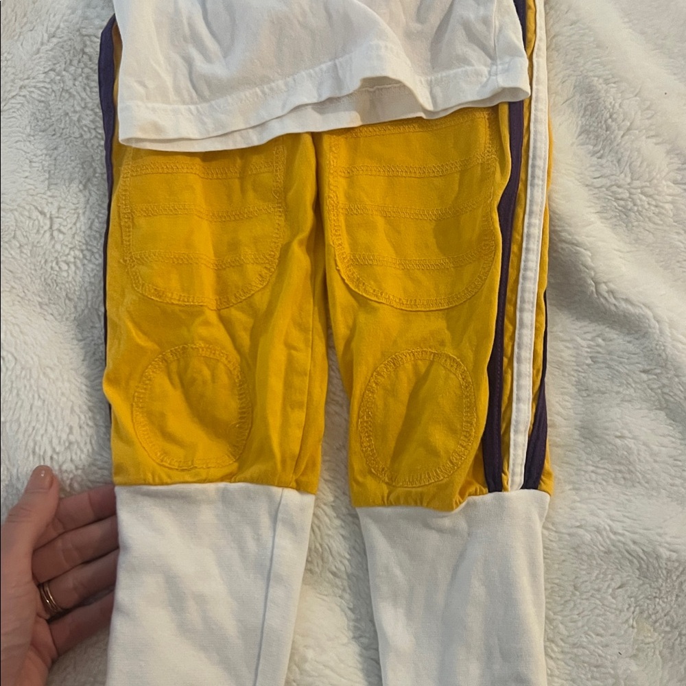 Organic cotton Wes & Willy LSU Tigers size 5 Youth Football Pajama Set - Picture 3 of 4